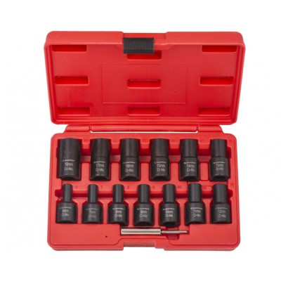 Galvučių rinkinys sugadintiems varžtams 1/2" 6 -19mm QUATROS  QS50930