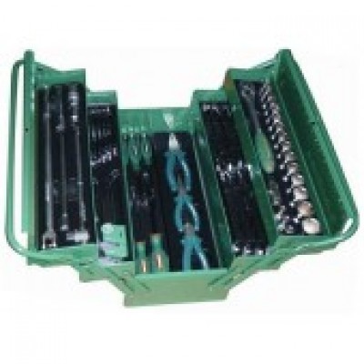 Metalinė dėžė su įrankiais 1/2" 62 vnt   JONNESWAYC-3DH262