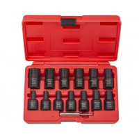 Galvučių rinkinys sugadintiems varžtams 1/2" 6 -19mm QUATROS  QS50930