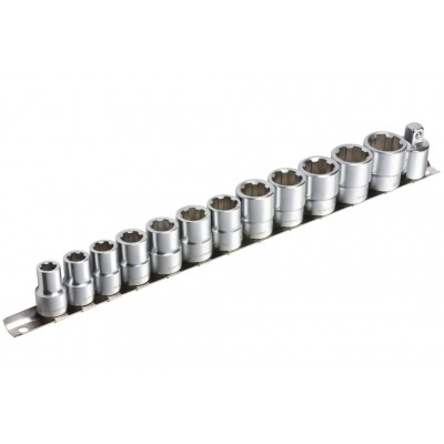 Galvučių rinkinys sugadintiems varžtams 3/8" 8 -19mm Quatros QS50931 Galvučių rinkinys sugadintiems varžtams 3/8" 8 -19mm Quatros QS50931