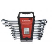 Kombinuotų terkšlinių raktų komplektas 8-19mm QS50300
